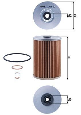 Oil Filter  Art. OX32D