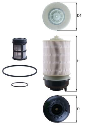 Fuel filter  Art. KX581KIT