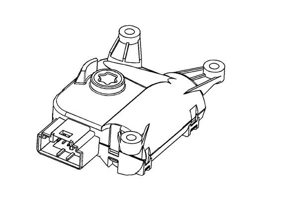 Actuator, blending flap  Art. AA108000P