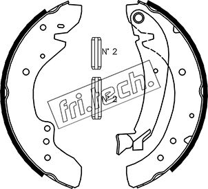 Brake Shoe Set (Rear axle)  Art. 1034096