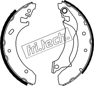 Brake Shoe Set (Rear axle)  Art. 1040138