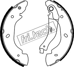 Brake Shoe Set (Rear axle)  Art. 1040148