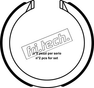 Brake Shoe Set, parking brake (Rear axle)  Art. 1040163