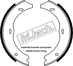 Brake Shoe Set, parking brake (Rear axle)  Art. 1052135