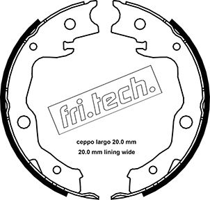 Brake Shoe Set, parking brake (Rear axle)  Art. 1115322