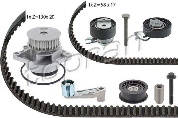 Water Pump & Timing Belt Kit  Art. 112971