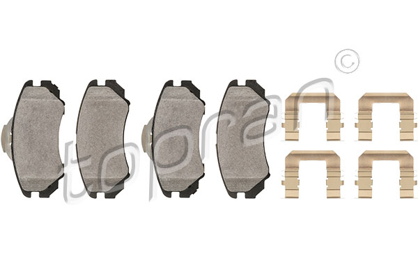 Brake Pad Set, disc brake (Front axle)  Art. 820699