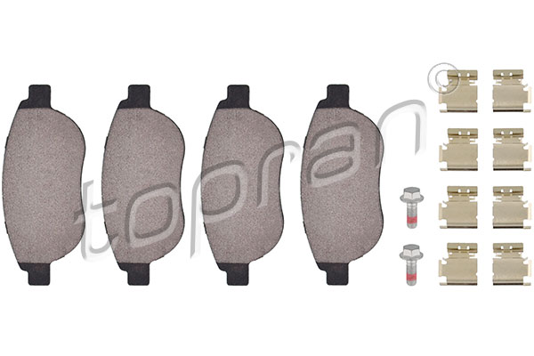 Brake Pad Set, disc brake (Front axle)  Art. 721239