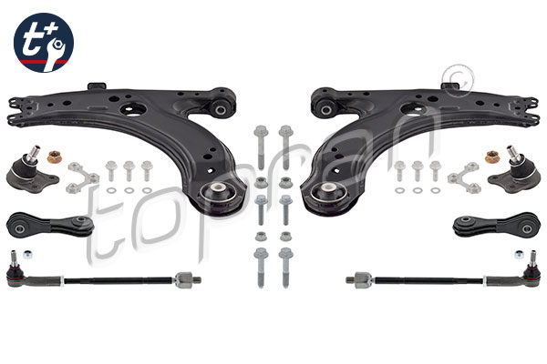 Control/Trailing Arm Kit, wheel suspension (Front axle)  Art. 115802