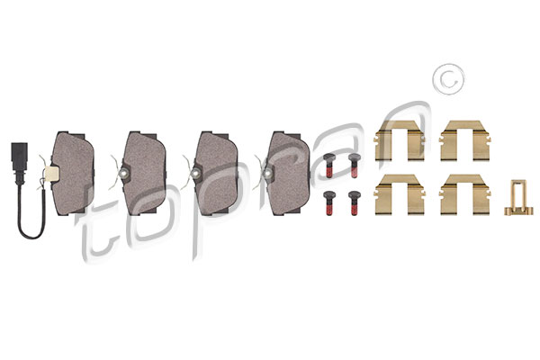 Brake Pad Set, disc brake (Rear axle)  Art. 109472