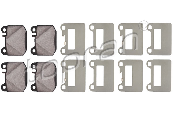 Brake Pad Set, disc brake (Rear axle)  Art. 401436