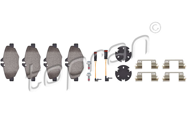 Brake Pad Set, disc brake (Front axle)  Art. 401432