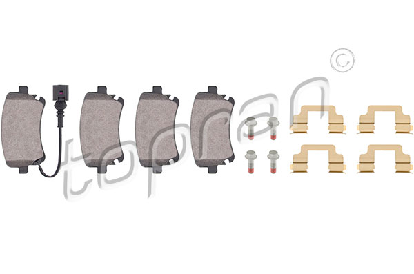 Brake Pad Set, disc brake (Rear axle)  Art. 112169