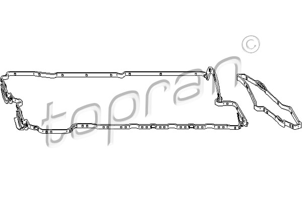 Gasket Set, cylinder head cover (FPM (fluoro rubber))  Art. 501671