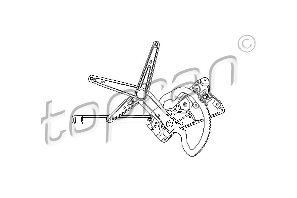 Window Regulator (Forward, left)  Art. 501822