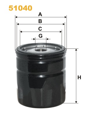 Oil Filter  Art. 51040