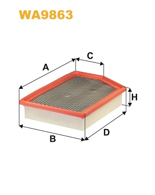 Air Filter  Art. WA9863