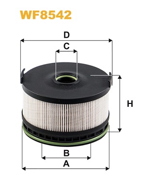 Fuel filter  Art. WF8542