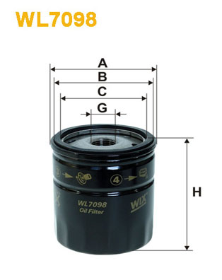 Oil Filter  Art. WL7098