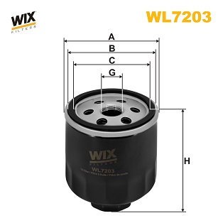 Oil Filter  Art. WL7203