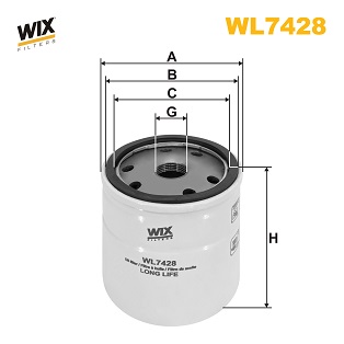 Oil Filter  Art. WL7428