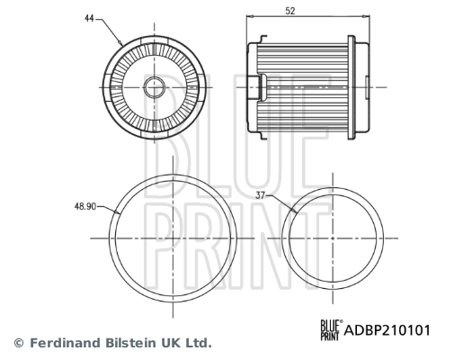 Hydraulic Filter, automatic transmission  Art. ADBP210101