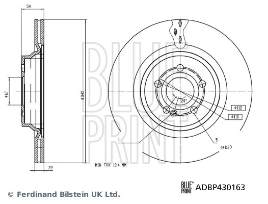 Brake Disc  Art. ADBP430163