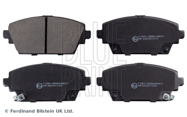 Brake Pad Set, disc brake (Front axle)  Art. ADH24256