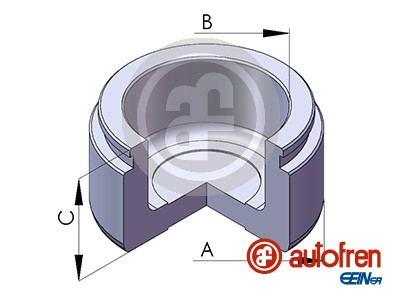 Piston, brake caliper (Front axle)  Art. D025106