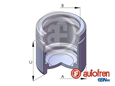 Piston, brake caliper (Front axle)  Art. D025107