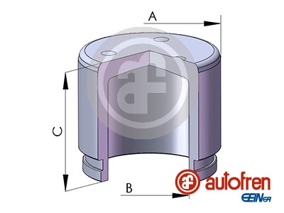 Piston, brake caliper (Front axle, Rear axle)  Art. D025134