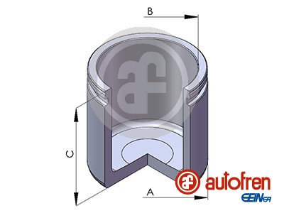 Piston, brake caliper (Front axle)  Art. D025138