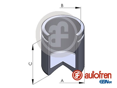 Piston, brake caliper (Front axle)  Art. D025213