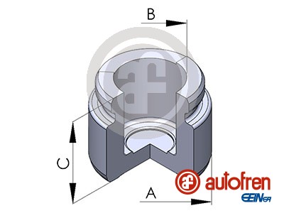 Piston, brake caliper (Rear axle)  Art. D025229