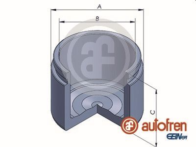 Piston, brake caliper (Front axle)  Art. D025325