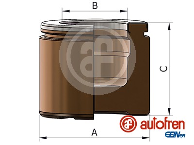 Piston, brake caliper (Front axle)  Art. D025364