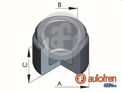 Piston, brake caliper (Front axle)  Art. D025369