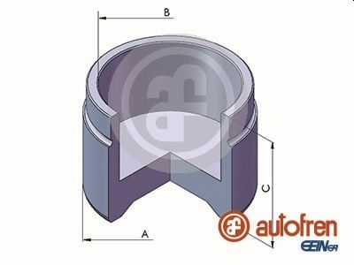 Piston, brake caliper (Front axle)  Art. D025494