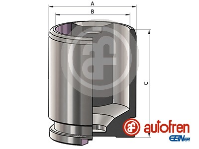 Piston, brake caliper (Rear axle, left)  Art. D025557