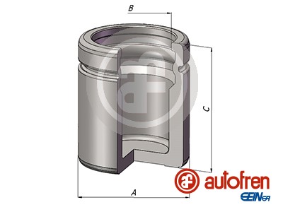 Piston, brake caliper (Rear axle)  Art. D025600