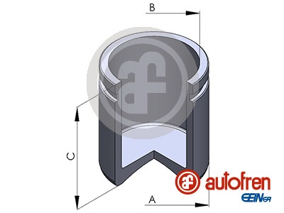 Piston, brake caliper (Front axle)  Art. D02561