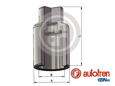 Piston, brake caliper (Front axle)  Art. D025640