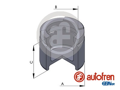 Piston, brake caliper (Rear axle)  Art. D025673