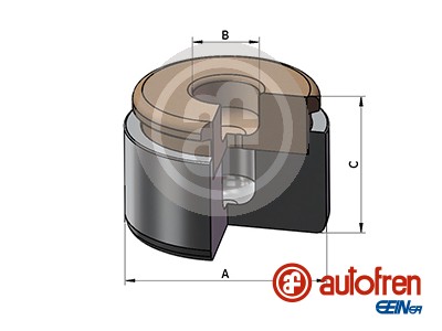 Piston, brake caliper (Front axle)  Art. D025747