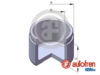 Piston, brake caliper (Front axle)  Art. D025779