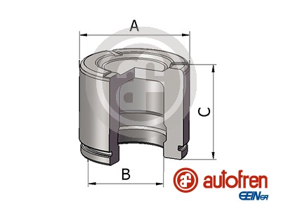 Piston, brake caliper (Front axle)  Art. D025785