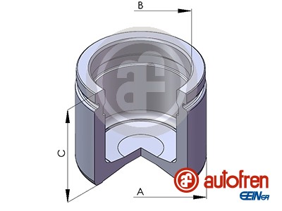 Piston, brake caliper (Front axle)  Art. D02579