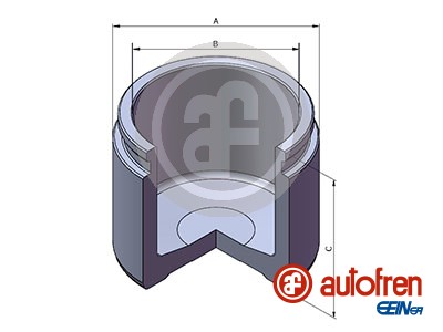 Piston, brake caliper  Art. D025820