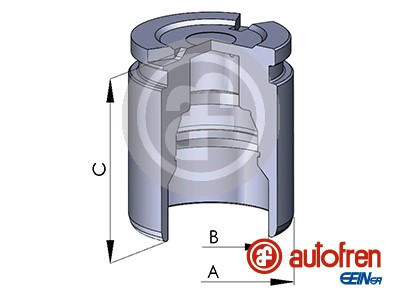 Piston, brake caliper (Rear axle)  Art. D02593