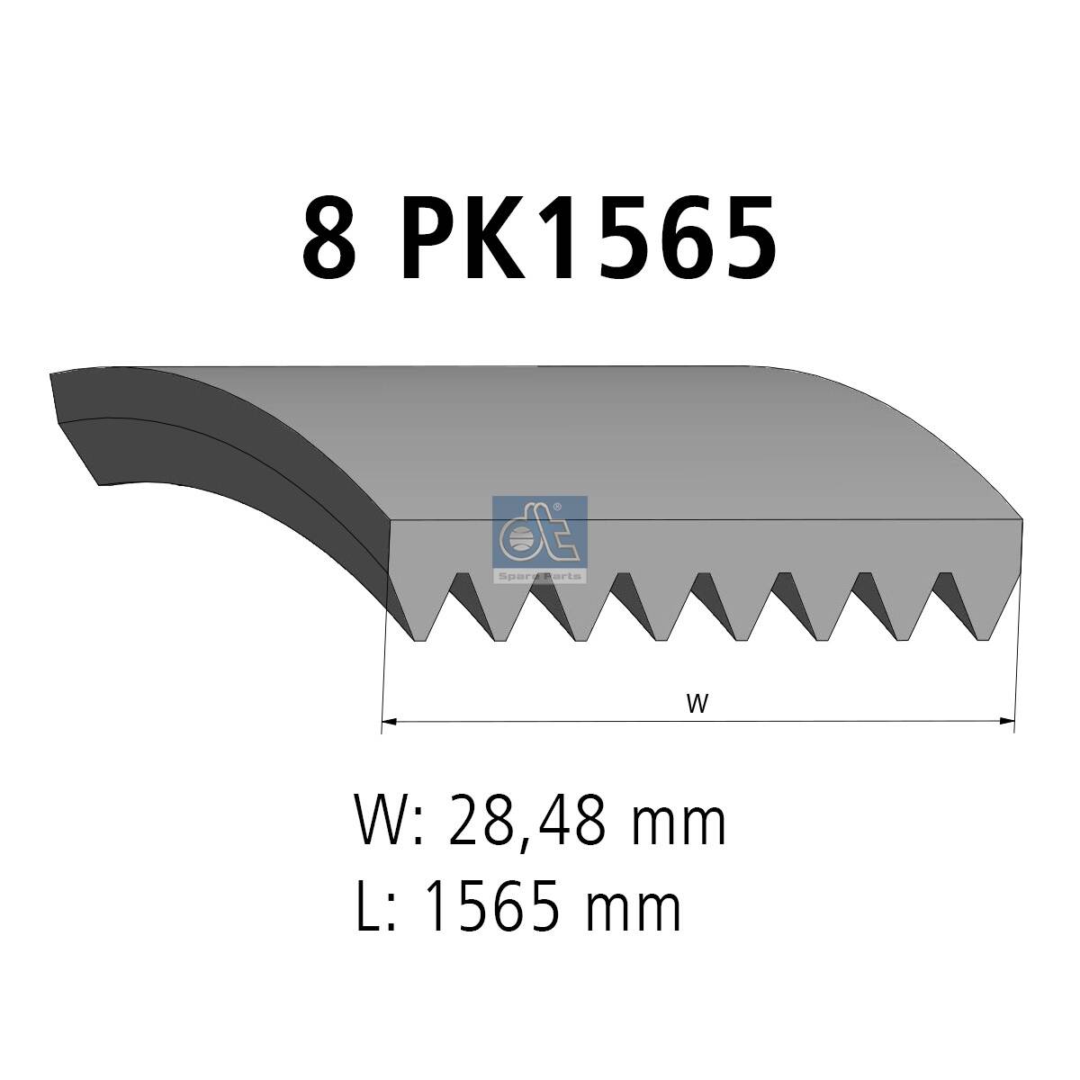 Multi-groove belt  Art. 215551